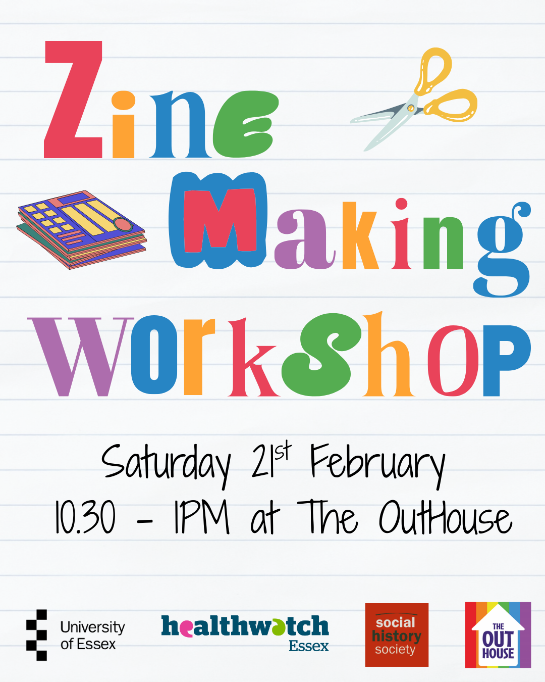 LGBTQ+ History Month - Zine-making workshop